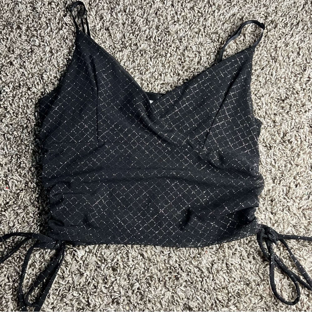 Elegant Black Spaghetti Strap Top